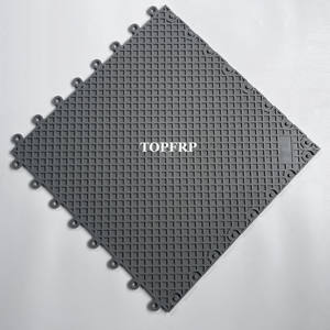 Tapis de sol en PVC à emboîtement robuste de 7mm pour garage Carreaux de sol en PVC pour entrepôt industriel - Product Image 5