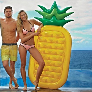 Grand flotteur de piscine gonflable en PVC <span class=keywords><strong>vert</strong></span> de 5 pieds en forme d'ananas pour piscine - Product Image 2