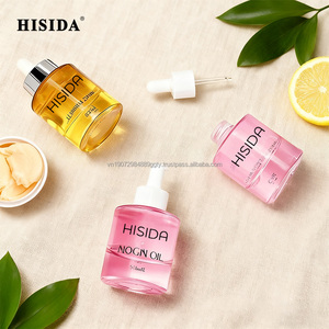 Botella de vidrio de hombro plano esmerilado cosmético de embalaje de cuidado de la piel con suero cuentagotas negro para suero facial - Product Image 5