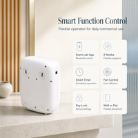 Diffuseur d'arômes sans eau pour grand bureau, 400 ml, atomisation nano, avec programmation hebdomadaire, application Bluetooth, 500-1000 m³