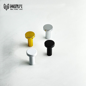 Min Hong Xing Slip Hook Zinc Alloy Modern Simple Black White Gold Silver Coat Rack Hooks Furniture <b>Hardware</b> Accessories - Product Image 1