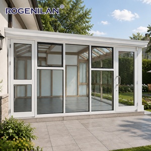 Solárium Prefabricado Independiente Rogenilan para Exteriores, Insonorizado, con Techo Plano de Aluminio y Triple Acristalamiento para Casas - Product Image 4