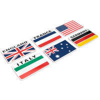 Italie drapeau National 3D métal emblème Badge voiture style moto autocollant autocollant pour Peugeot citroën Chevrolet Skoda