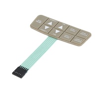 Clavier à membrane Smart Electronics sur mesure bouton en silicone superposition graphique dôme en métal écran tactile clavier à membrane