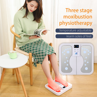 Masseur électrique à rouleaux pour les pieds et les jambes avec chaleur infrarouge, vibrations, compression d'air et contrôle du temps