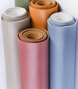 पुनर्नवीनीकरण परिधान डिजाइनर नकली चमड़े की शीट pvc धातु सिंथेटिक मुद्रित प्रतिबिंब सामग्री कपड़े छिद्रित fax चमड़े - Product Image 2