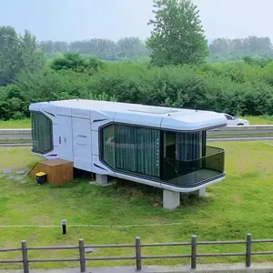 Casa móvel cápsula do espaço para o ar livre, barco, quarto de hotel, cápsula espacial portátil
