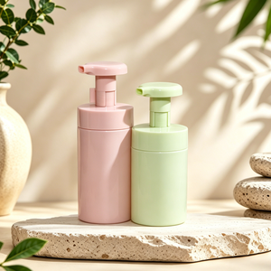 Bouteille à pompe en mousse à double paroi personnalisée avec logo sérigraphié 100/150/200/250 ml, logo personnalisé pour savon pour les mains, cosmétiques - Product Image 1