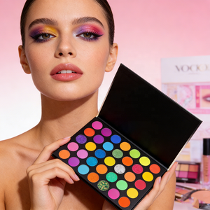 ไม่มีโลโก้ 35 สีเคลือบอายแชโดว์มุกพาเลทผงมังสวิรัติพร้อมเคลือบแววสําหรับใช้ประจําวัน OEM / ขายส่งแต่งหน้า - Product Image 1