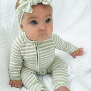 طباعة مخصصة منامة للأطفال من الخيزران للنوم طفل مضلع الخيزران رومبير لينة عالية الجودة ملابس أطفال حديثي الولادة - Product Image 5