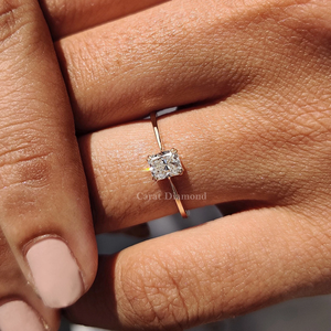 Anillo de Diamante Cultivado en Laboratorio con Estilo Moderno, Perfecto para Bodas, Aniversarios o Uso Diario, Joyería Fina - Product Image 4