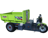 Prix usine tricycle électrique batterie au lithium 3 roues benne hydraulique camion de fret robuste pour une utilisation en usine ferme