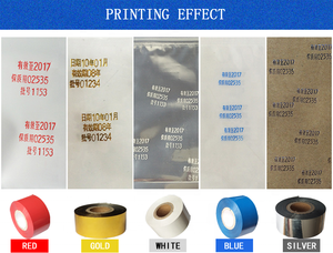 Nastro multicolore 30mm * 100m nastro a caldo/foglio di codifica della data per la codifica della data di scadenza - Product Image 5