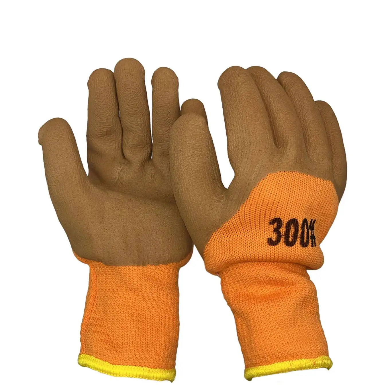 Top Sale Manufacturers Wear Cut Resistant Latex Coated Warm Thickened Inside Safety Gloves For Mechanical Work Winter