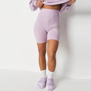 Personalizado de cintura alta de buena calidad de poliéster de las mujeres cortas de Yoga ciclismo entrenamiento gimnasio de cintura alta Spandex mujeres Biker Shorts Set - Product Image 5