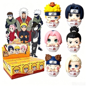 กล่องสุ่มฟิกเกอร์อนิเมะนารูโตะ ของแท้ 100% ซีรีส์ Ramen Time Series ของสะสมขนาดเล็ก ของตกแต่ง ของขวัญ ของเล่น - Product Image 1