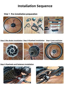 Kit de Conversión para Bicicleta de 26 Pulgadas, Impermeable, Precio Directo de Fábrica 2023, Motor de 48v 1000w para Bicicleta Eléctrica - Product Image 4