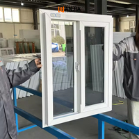 Fenêtres coulissantes en verre trempé certifiées NFRC, fenêtres en PVC à rupture de pont thermique, fenêtres sur mesure
