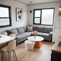Maison mobile en conteneur préfabriqué à bas prix Maison pliante préfabriquée en conteneur détachable