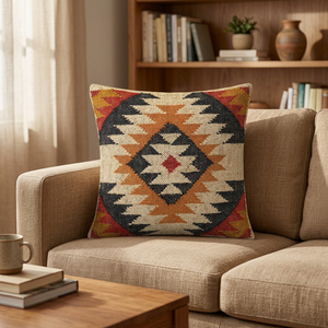 <b>Hand</b>-woven Rustic Style Wool and Jute Cushion Seat Pad Custom Size Shape Design and Color Cushion Pad for All Types of <b>Chair</b> - Product Image 4