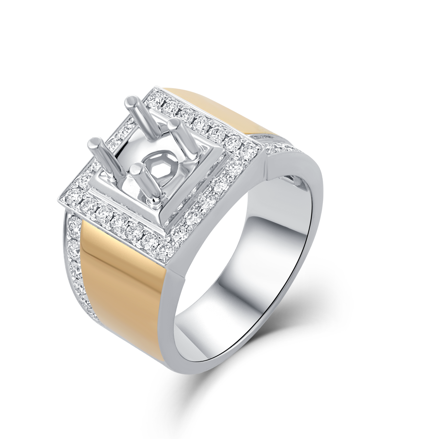 Or blanc 18K