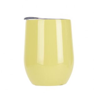 Gobelet à vin avec couvercle, surface enduite de poudre anti-transpiration, 350 ml, cadeau d'entreprise pour collection de cadeaux ASM09 - Product Image 2