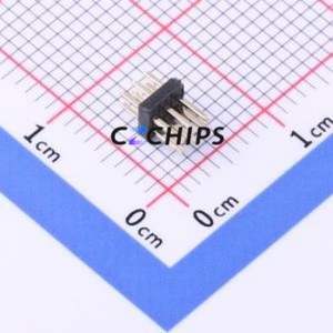 DW127R-22-06-23 Pin Header Through hole Component (THT),P=1.27mm Connector 2x3P 1.27mm 1.27mm Pin Header - Product Image 2