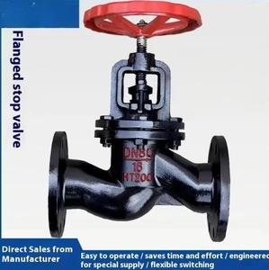 J41T-16 DN15 20 25 32 40 50 65 80 1 đúc sắt dừng van mặt bích điện khí nén hơi nước góc cấu trúc Van cổng cho - Product Image 6