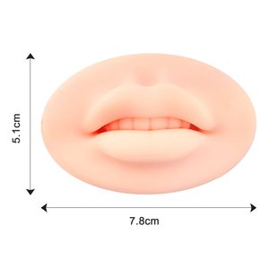 Molde de Silicona Realista 3D para Práctica de Labios Abiertos, para Entrenamiento de Micropigmentación y Microblading - Product Image 1