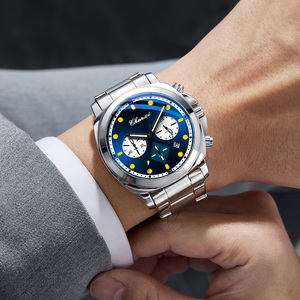 CHENXI Orologio da <span class=keywords><strong>Uomo</strong></span> in Acciaio Inossidabile 948, <span class=keywords><strong>Cronografo</strong></span> di Lusso, Orologio da Polso Luminoso Impermeabile, Relogio Masculino - Product Image 4