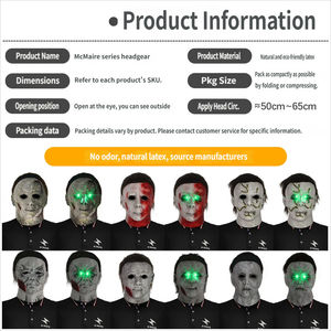 Masque McMail sur mesure, masque <span class=keywords><strong>d</strong></span>'horreur Miles pour bal masqué, accessoires de cinéma et de télévision pour fête <span class=keywords><strong>d</strong></span>'<span class=keywords><strong>Halloween</strong></span> en stock - Product Image 3