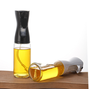 Bottiglia Spray in Vetro da 200ml per Aceto e Olio d'Oliva, Bianca e Nera, per Cucina - Product Image 5