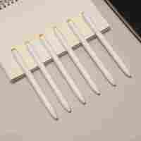 Bolígrafo de Gel de Plástico Negro de Alta Calidad YF PEN, Bonito y Promocional, con Punta de 0.5 mm, para Firmas, con Impresión Digital, para Pruebas Escolares y Aprendizaje de Estudiantes
