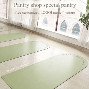 Sansd Gebogen Ovale Pilvormige Hoge Kwaliteit Op Maat Geprinte Ecologische Antislip Duurzame Gegolfde PU Natuurrubber <span class=keywords><strong>Yoga</strong></span> <span class=keywords><strong>Mat</strong></span> - Product Image 5