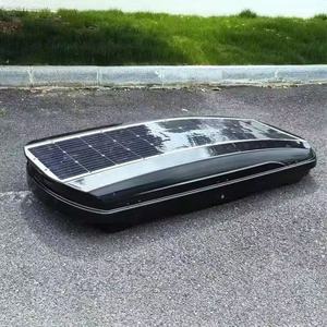 Box Portabagagli <span class=keywords><strong>Universale</strong></span> per <span class=keywords><strong>Auto</strong></span> con Sistema Antibloccaggio ABS a Doppio Lato, Personalizzabile, ad Energia Solare - Product Image 1