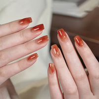 9 couleurs translucide gelée cristal écaille de tortue UV Gel vernis ambre vernis à ongles