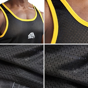 AIMPACT Wholesale <strong>Men</strong> Tank Top Mesh Sexy Quick Dry <strong>Men's</strong> Workout Stringer <strong>Singlet</strong> Polyester Fitness Gym Tank Top <strong>for</strong> <strong>Men</strong> - Product Image 2