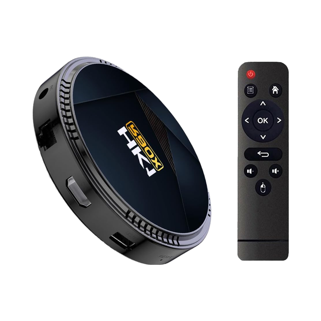HK1 Box 4GB RAM 64GB ROM Android 12 Smart TV Box with H618 Quad Core CPU Dual 2.4G+5G WiFi 4K/3D BT 5.0 Support