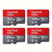 Mejor Precio en Tarjetas de Memoria SD Sandisk Ultra de 16GB, 32GB, 64GB, 128GB, 256GB y 512GB, Tarjeta SD Ultra con Adaptador