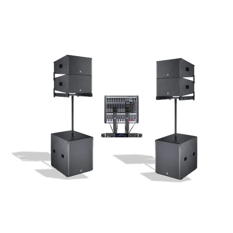 DJ powered pa sistemi aktif hoparlör profesyonel açık konser ses sistemi pa sistemi