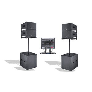Sistema DJ alimentato pa altoparlante attivo sistema di concerto all'aperto professionale sistema di suono pa - Product Image 1