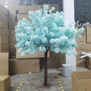 S970 2M Trong Nhà Ngoài Trời Trang Trí Đám Cưới Lớn Sakura Hoa Màu Trắng Mô Phỏng Giả Nhà Máy Nhân Tạo Hoa Anh Đào Cây - Product Image 5