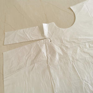 Delantal desechable 100 piezas/<span class=keywords><strong>Baberos</strong></span> <span class=keywords><strong>desechables</strong></span> para adultos/Tela no tejida/Mantener la ropa limpia/Ideal para comer en restaurantes - Product Image 1