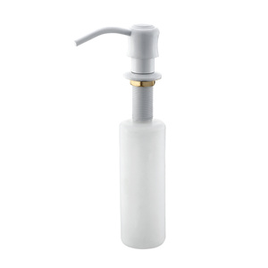 Bathroom Brass and Plastic Chrome Plating Bottle Kitchen <strong>Copper</strong> Sink Liquid Foam <strong>Soap</strong> and Lotion <strong>Dispenser</strong> - Product Image 2