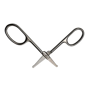 Ciseaux de sécurité multifonctionnels à pointe incurvée, petite taille, en acier inoxydable de précision, pour la coupe des <span class=keywords><strong>sourcils</strong></span>, du nez, de la barbe et des cheveux - Product Image 4