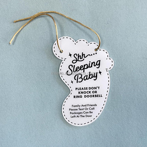 Panneau <span class=keywords><strong>de</strong></span> signalisation pour bébé endormi « Shhh » – Cadeau idéal pour les nouvelles mamans, les nourrissons et les enfants <span class=keywords><strong>de</strong></span> <span class=keywords><strong>maternelle</strong></span> - Product Image 6