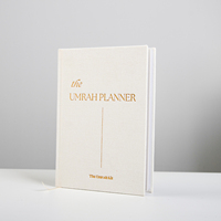 Carnet personnalisé en tissu avec couverture rigide et ruban, journal quotidien de haute qualité, couverture rigide, logo estampé or, planificateur