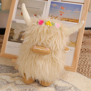 Claire alta calidad mejor <span class=keywords><strong>precio</strong></span> fabricante personalizado Escocia Highland <span class=keywords><strong>vaca</strong></span> juguete decoración peluche Animal Highland <span class=keywords><strong>vaca</strong></span> - Product Image 5
