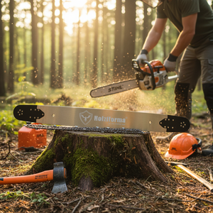 Barra di guida da 25 pollici e catena a scalpello completo .063 84DL compatibile con motoseghe Stihl MS361 MS362 MS380 MS390 MS440 MS4 - Product Image 3