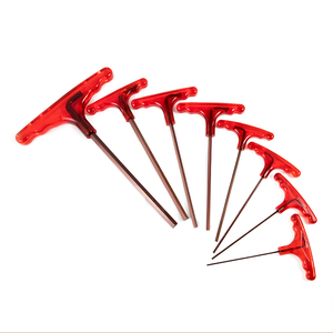 Set di chiavi esagonali <span class=keywords><strong>a</strong></span> T WEST di alta qualità in acciaio S2, metriche <span class=keywords><strong>da</strong></span> 1,5 mm <span class=keywords><strong>a</strong></span> <span class=keywords><strong>10</strong></span> mm, con finitura ossido rosso per uso industriale OEM - Product Image 5